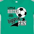 thumbnail image 4 of Inktastic Little Sister and Biggest Fan Soccer Player Girls Toddler T-Shirt, 4 of 5