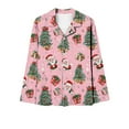 thumbnail image 5 of Censtreet Womens Pajamas Set for Women Soft 2 Piece PJ Set Button Down Ladies Comfy Short Long Sleeve Sleepwear Set S-XXL, 5 of 8