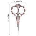 thumbnail image 4 of Embroidery Scissors, Vintage Flower Pattern Needlework Stainless Steel Scissors(Copper) Unbranded GY01331-02, 4 of 7