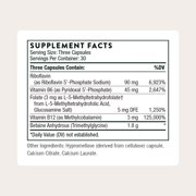 THORNE - Methyl-Guard Plus - حمض الفوليك النشط (5-MTHF) مع فيتامينات B2 وB6 وB12 - يدعم الميثيل ومستوى صحي من الهوموسيستين* - خالٍ من الجلوتين ومنتجات الألبان وفول الصويا - 90 كبسولة