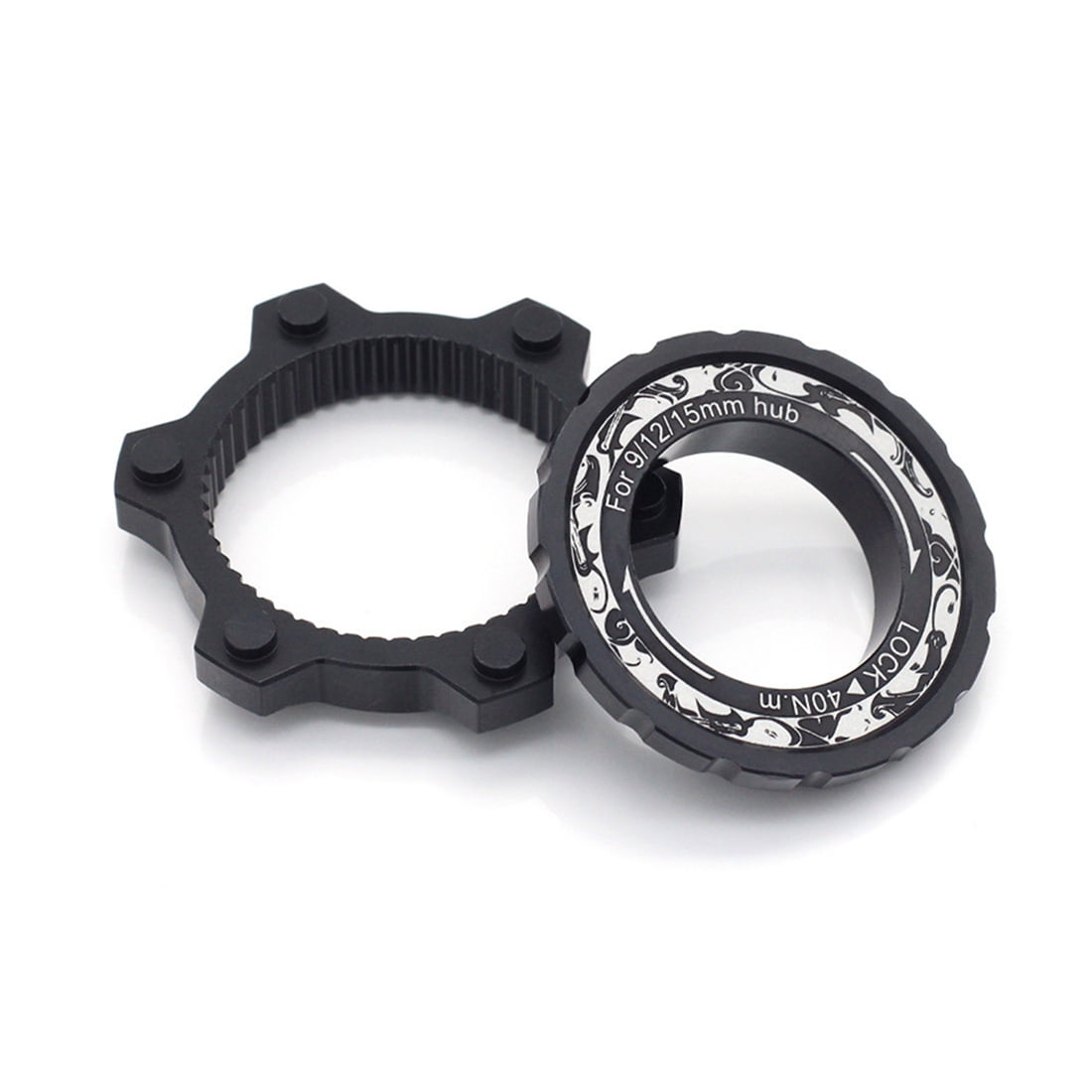 Bike Hub Center Lock to 6 Hole Adapter Mountain Bicycle Hubs Middle