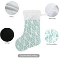 thumbnail image 3 of Coolnut 17.7 Inch Christmas Stockings, 2 PCS Leaf Geometric Presonalized Large Stocking Sock for Family Holiday Xmas Party Decorations, 3 of 7