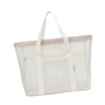 thumbnail image 1 of Bolsas de playa de malla de gran capacidad con compartimentos, impermeables, portátiles, para llevar al hombro. Blanco, 1 of 9