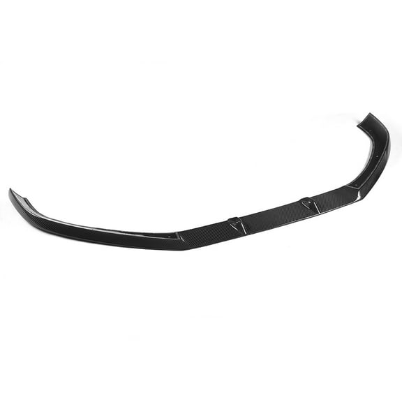Ikon Motorsports Compatible with 17-19 Audi A4 B9 Sedan JC Style Front Bumper Lip - Carbon Fiber