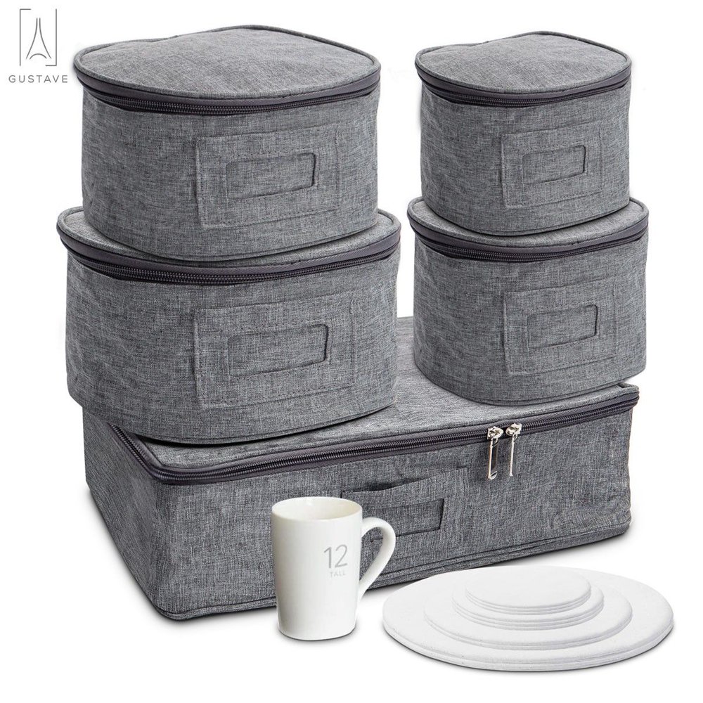 Gustavedesign 5 Piece Dinnerware Storage Set for Dinnerware Storage and