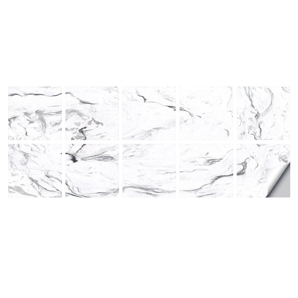 Frcolor Stick Tile Peel Kitchen Decals Wallpaper Backsplash Wall