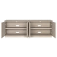 thumbnail image 4 of Bourne Rectangular Fluted TV Stand for TV's up to 75" in Alder White, 4 of 4