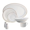 thumbnail image 1 of Vajilla Porcelana 34 Pzas Blanca Dorada Elegante, 1 of 11