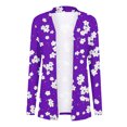 thumbnail image 6 of JINMGG Womens Coats Clearance, Winter Coats for Women Women's Fashionable Long Sleeved Floral Printed Cardigan Jacket, 6 of 6