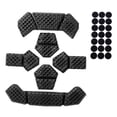 thumbnail image 3 of harper Soft Helmet Pads Foam Padding Kit Comfortable Accessories Buffer Padded Lightweight Breathable Replacement Universal 6Pcs, 3 of 8
