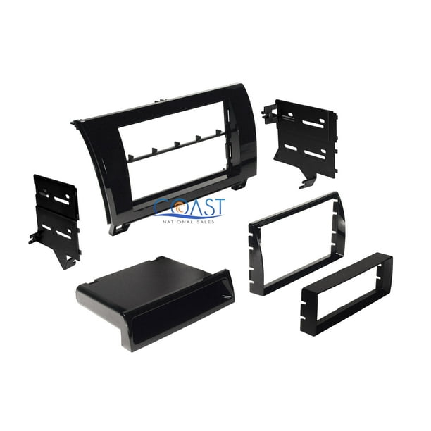 Car Radio Stereo Single Double Din Dash Kit for 2007-2013 Toyota Tundra