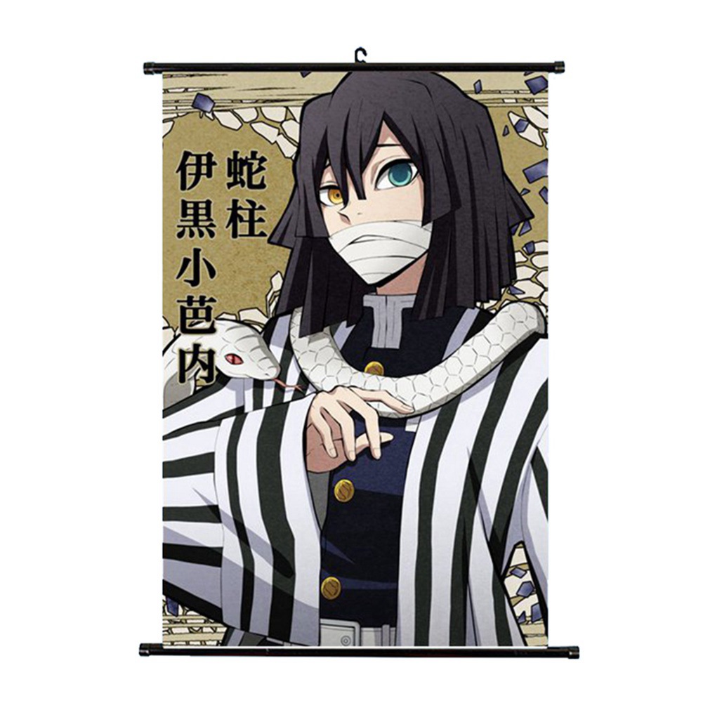 Kimetsu no Yaiba Demon Slayer HD Canvas Print Wall Poster Scroll Room Decor