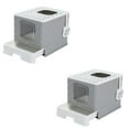 thumbnail image 4 of US Gray Self-Cleaning Hooded Cat Litter Box Enclosed Large Kitty Toilet Refill, 4 of 10