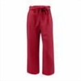 thumbnail image 4 of Admvng Baggy Sweatpants for Women Casual Solid Cotton Linen Drawstring Elastic Waist Long Wide Leg Pants, Size S-3XL, 4 of 4