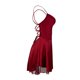 thumbnail image 4 of Camisolas cortas de moda para mujer, perspectiva bordada, con cordones, falda para dormir, conjuntos de lencería con espalda en T, conjunto de lencería de poliéster para mujer, 4 of 9