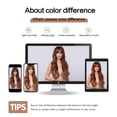 thumbnail image 6 of 24 Inch Long Honey Brown Ombre Wig with Bangs for Women Synthetic Wigs  Wave Heat Resistant Hair Wigs for Daily Party  Use, 6 of 6