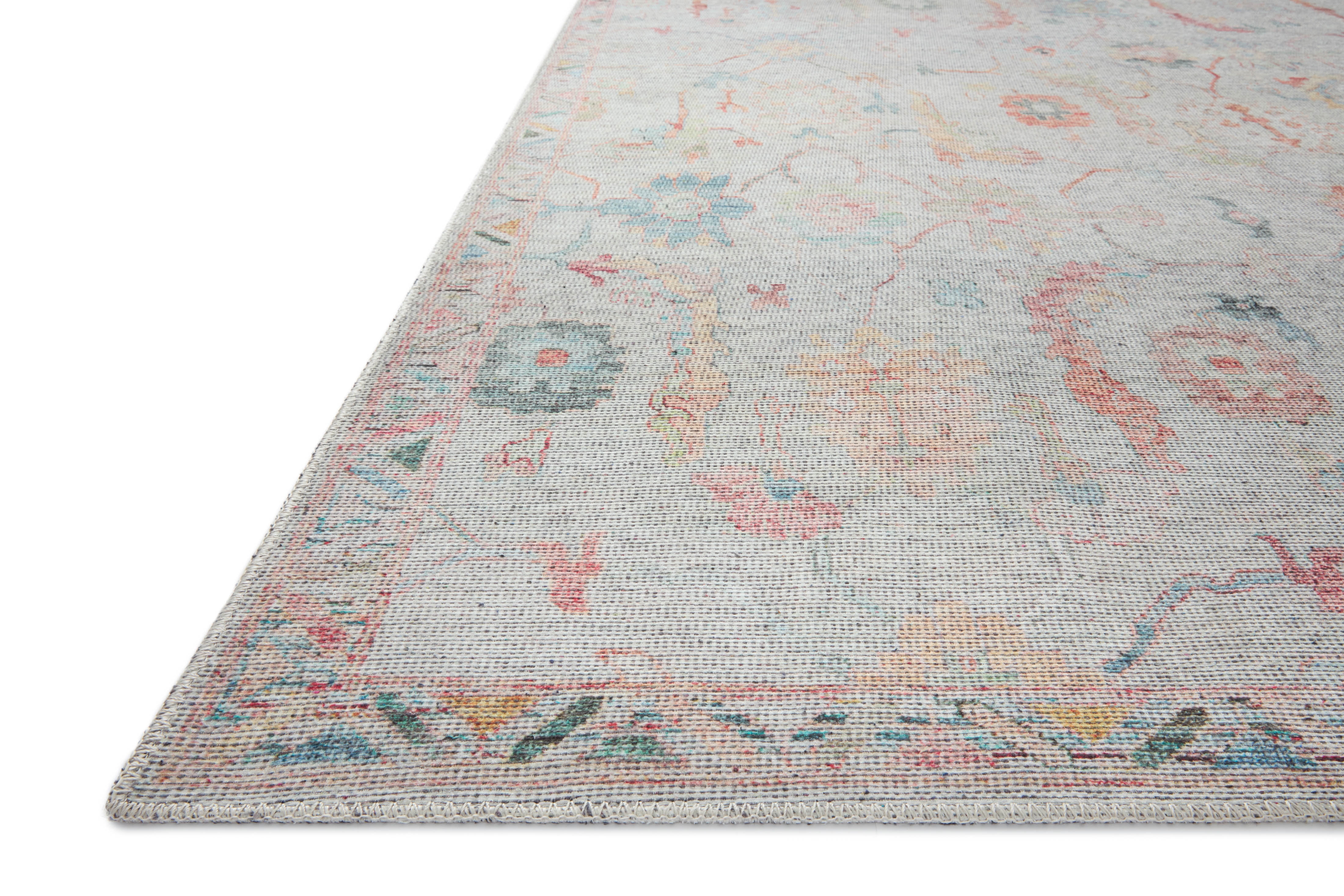 Loloi Elysium Dreamy Botanical Power Loomed Polyester Multi Area Rug, 8'6" x 11'6"