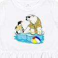 thumbnail image 4 of Inktastic Penguin and Polar Bear Iceberg Beach Bums Girls Toddler Dress, 4 of 5