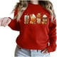 thumbnail image 1 of Sudadera Para Mujer, Sudadera de Cuello Redondo de Gran Tamaño, Cosplay, Moda , Jersey de Manga Larga Estampado, Blusa, Tops, Sudaderas Sin Capucha Odeerbi  ODB139049, 1 of 7