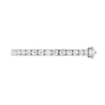 thumbnail image 3 of 18k White Gold Plated Tennis Bracelet 4MM with Round Cubic Zirconia(Sterling Silver, Size 8", 12.25 CT DEW), 3 of 5