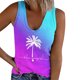 thumbnail image 5 of Gibobby Chaleco estampado de verano casual y de moda para mujer(Morado,CH), 5 of 5