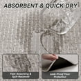 thumbnail image 6 of FEELHOME Kitchen Rugs 20"x47" Non-Slip Absorbent Kitchen Floor Mats Geometric Kitchen Mat Washable Small Throw Rug for Kitchen Decor, Gray, 6 of 7
