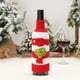 thumbnail image 5 of Cubierta de botella de vino Advancent Navidad Santa Claus Tejido elástico Raya Decoración de ropa, 5 of 6