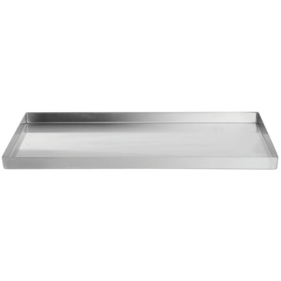 HUBERT® Food Merchandsing Pans with Tapered Corners Stainless Steel Deli Display Pan - 20" L x 12" W x 1" D