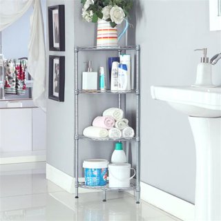 Cfowner Corner Shower Caddy, 3 Tier Corner Shower Shelf Waterproof for Bathroom Storage, White