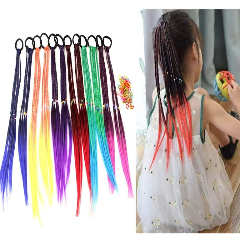 Colorful Rubber Hair Bands Braids