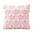 thumbnail image 2 of Yeciiwht Christmas Pillow Covers 18x18in，Knitted Bow Pillow Cases Decorative Throw Pillow Covers with Heart Accents for Home Christmas Decor, 2 of 6