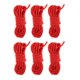 thumbnail image 2 of Cuerda reflectante de tienda Guyline de 4mm con tensores de cuerda de 2 ojos, cordón ligero de paquetes para senderismo - Rojo Sunnimix Cuerda de tienda reflectante, 2 of 8