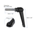 thumbnail image 2 of Uxcell 2 Packs M8 x 35mm 304 Stainless Steel Male Thread Adjustable Clamping Lever Handles Knobs, 2 of 5
