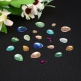 thumbnail image 6 of Uxcell Flat Back Acrylic Teardrop Gems, 18x13mm Teardrop Rhinestones Bead, Golden Champagne 50Pcs, 6 of 6
