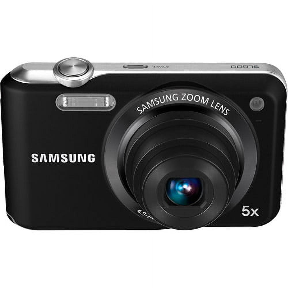 Samsung SL600 - Digital camera - compact - 12.2 MP - 5x optical zoom - flash 9.9 MB - black
