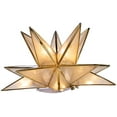 thumbnail image 6 of Kurt Adler 10-Light 15-Point Star Capiz Treetop, 6 of 7