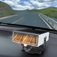 thumbnail image 2 of Calentador de coche de 12v/24v, ventilador de refrigeración, descongelador, 150w, eléctrico portátil con base giratoria de 180 grados y purificación de aire, 2 of 5