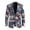 250th Patriotic Patchwork, variant on Psesaysky 250th America Patriotic Pattern Lightweight Men's Suit, Slim Fit Polyester Men's Suit Jacket for Business Work