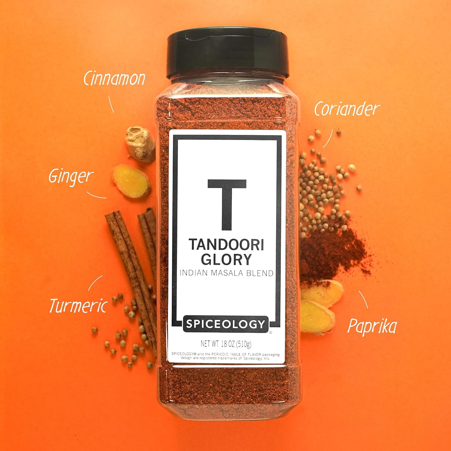 Spiceology Tandoori Glory Indian Masala Seasoning, 18 Ounce