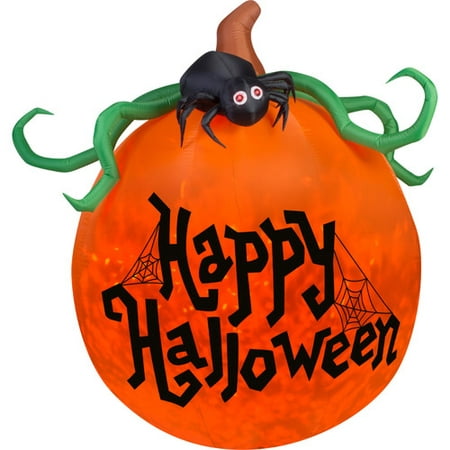 Gemmy Industries Airblown Inflatables Projection Kaleidoscope Happy Halloween Pumpkin