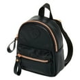thumbnail image 1 of Claire's Small Black Backpack Gold Accents, 1 of 2