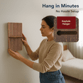 thumbnail image 6 of American Art Decor Half Circles Meet Right Angles 4-Piece Shelf Set - 10" x 5.5", 6.25" x 11.75", 6 of 6