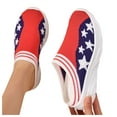 thumbnail image 1 of Mepaouo Womens Mesh Walking Mules Breathable Open Back Slip on Sneakers Knitted Backless Wedge Shoes, 1 of 5