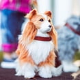 thumbnail image 3 of THE QUEEN'S TREASURES 18 Inch Doll Pets, Collie Puppy Dog with Collar & Leash Accessory, Compatible for Use with American Girl Dolls, 3 of 5
