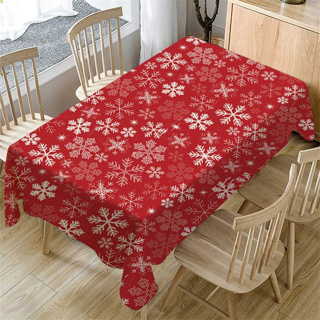 Christmas Decoration Table Cloth Rectangular Tea Table Cover Dining Home Decor