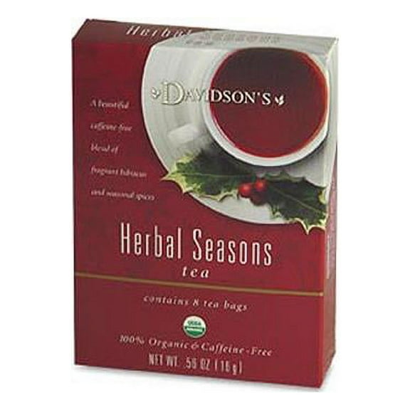 Davidson Organic Tea 2188 Herbal Seasons Tea- Box of 8