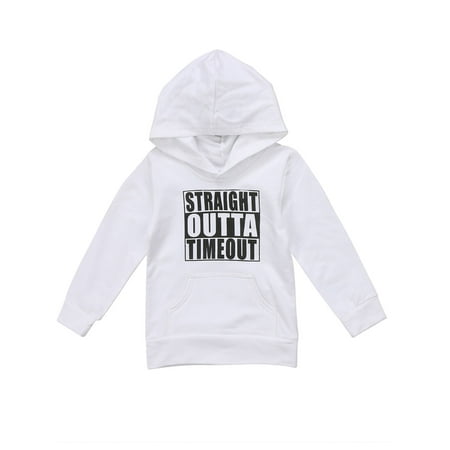 Toddler Newborn Baby Boy Girl Hoodie Tops Hooded Sweatshirt Outdoor Casual USA