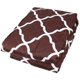 thumbnail image 1 of Double Sides Sanding Polyester Pongee Pet Sofa Cushion Waterproof Non slip Car Pets Mat Pad(Dark Coffee Stripe Single 53x183cm), 1 of 1