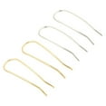 thumbnail image 4 of Miangastore U Shaped Hair Grip Pins Silver Metal 4Pcs 4.3X1.6In, 4 of 8