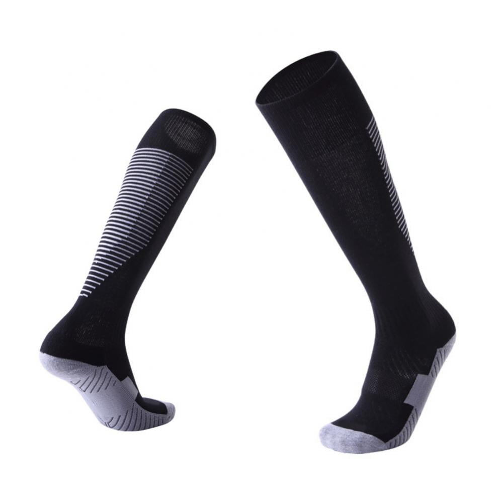 Kids Soccer Socks 1 Pair Knee High Tube Socks Towel Bottom Pressure